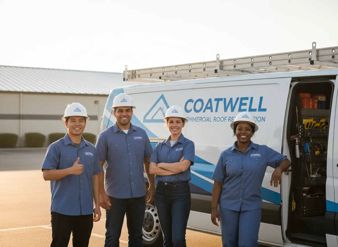 Commercial roof coating company in Harleton, TX